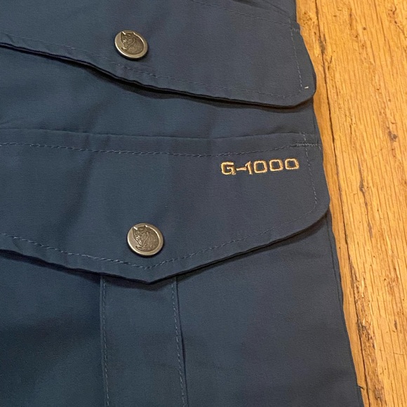 NWT Fjallraven Vidda Pro Trousers G1000 Mountain Blue Sz Women’s 12  Inseam 32 - Picture 3 of 15
